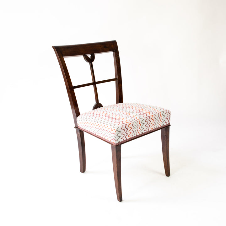 Art Deco Stuhl von Hugo Gorge, 1927, leicht schräg stehend