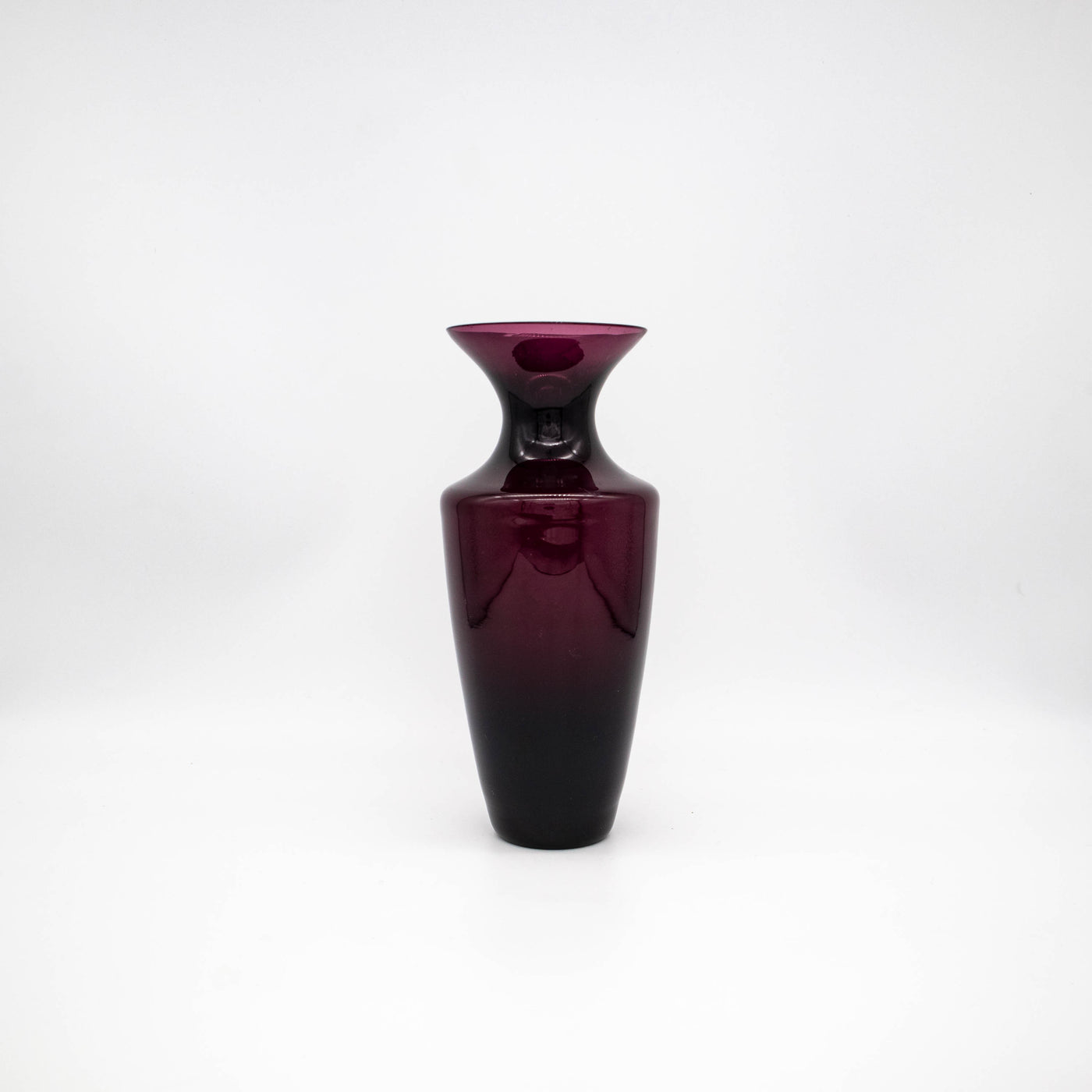 Amethyst-Glas Vase, Rückseite
