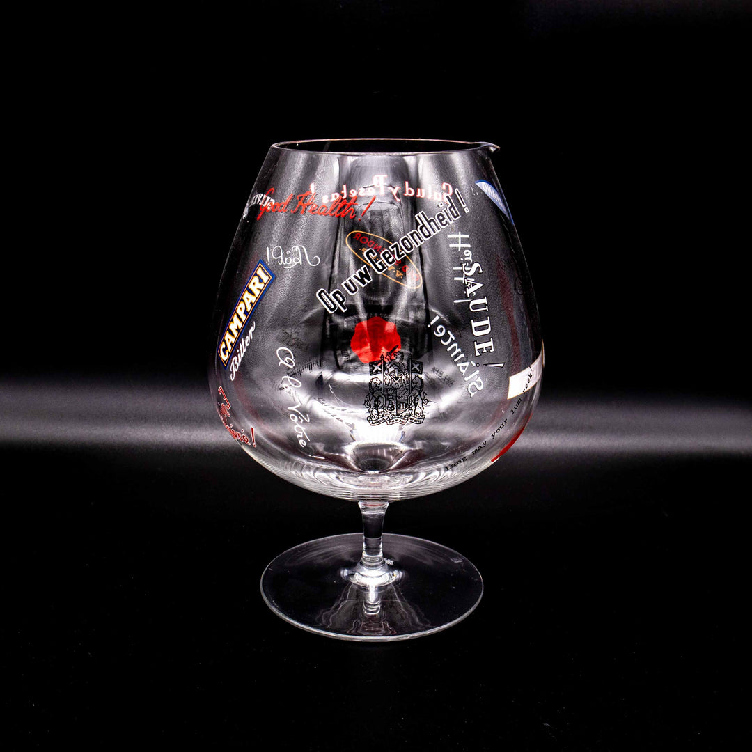 Bowle Glaskrug Riedel, Seitenansicht rechts