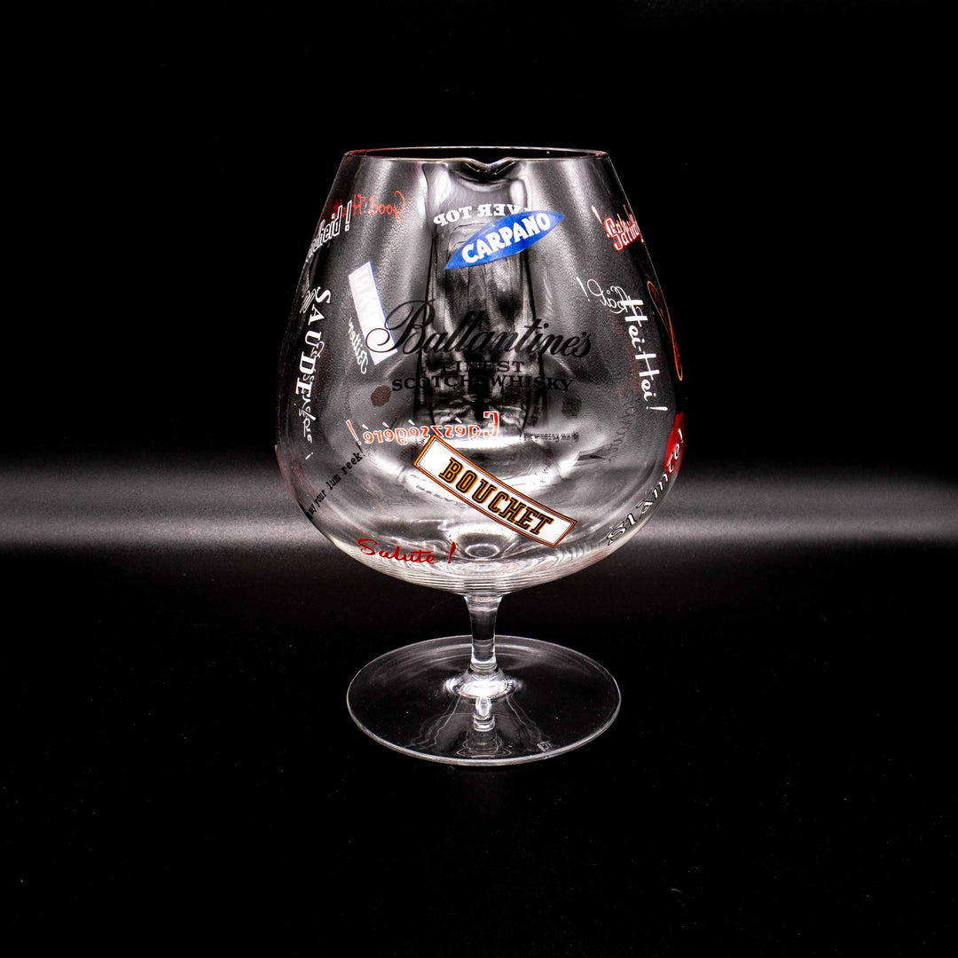 Bowle Glaskrug Riedel, Vorderseite