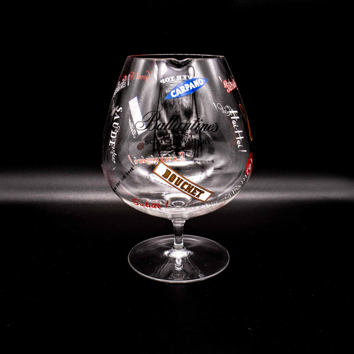 Bowle Glaskrug Riedel, Vorderseite