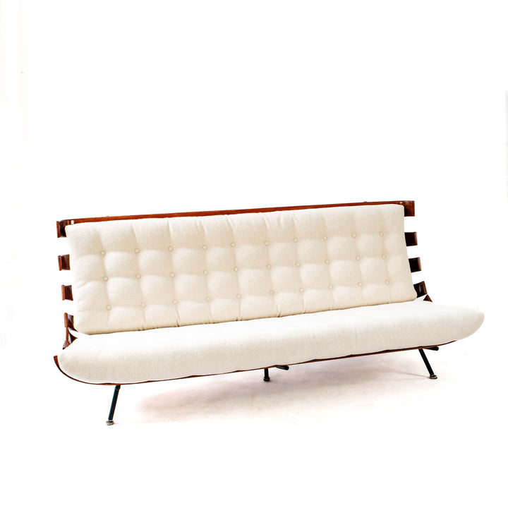 Vintage "Costela" Sofa von Martin Eisler & Carlo Hauner, leicht schräg stehend