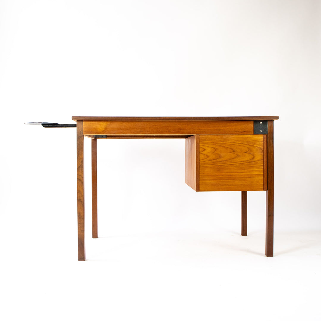 Dänischer Teakschreibtisch Vintage, Rückseite