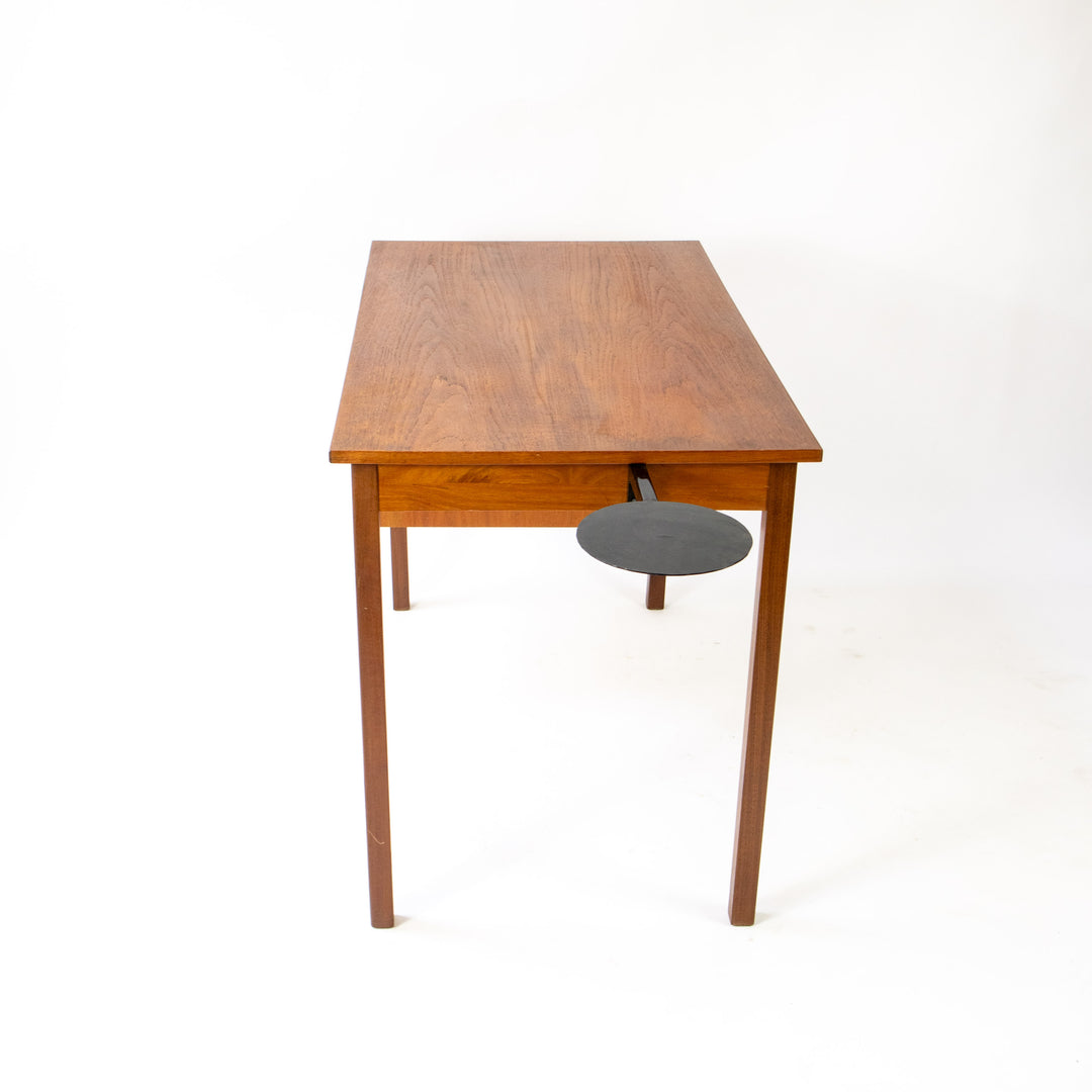 Dänischer Teakschreibtisch Vintage, Seitenansicht links