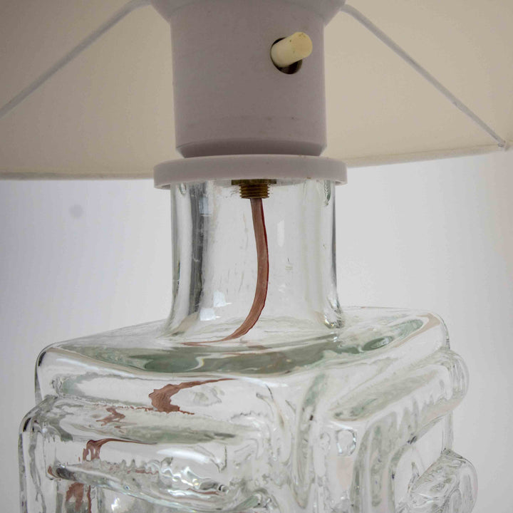 Tischlampe von Pukeberg Sweden, Detailansicht Schalter