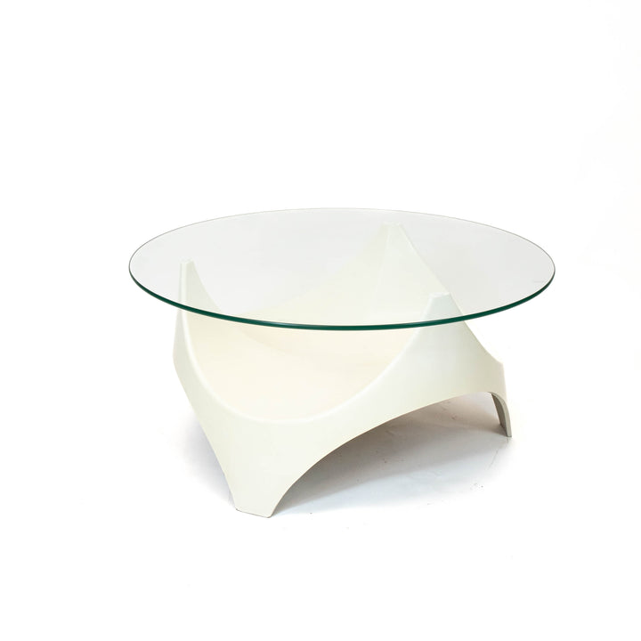 Fruehjahr25T  Vintage Space Age Couchtisch von Opal, Seitenansicht rechts andlasVintage-77