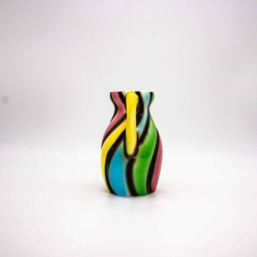 Gestreifte Regenbogen Vase, Rückseite