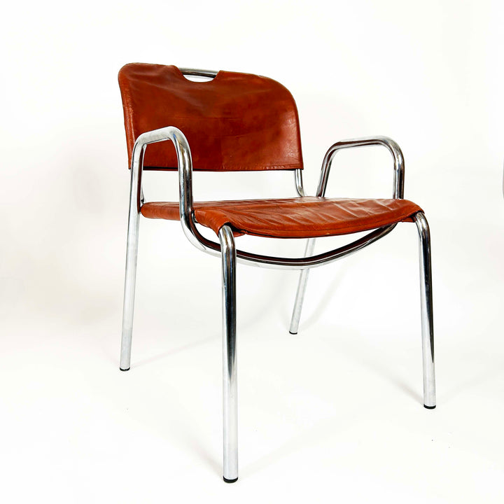 6 "Castiglietta" chairs by Achille Castiglioni for Zanotta 