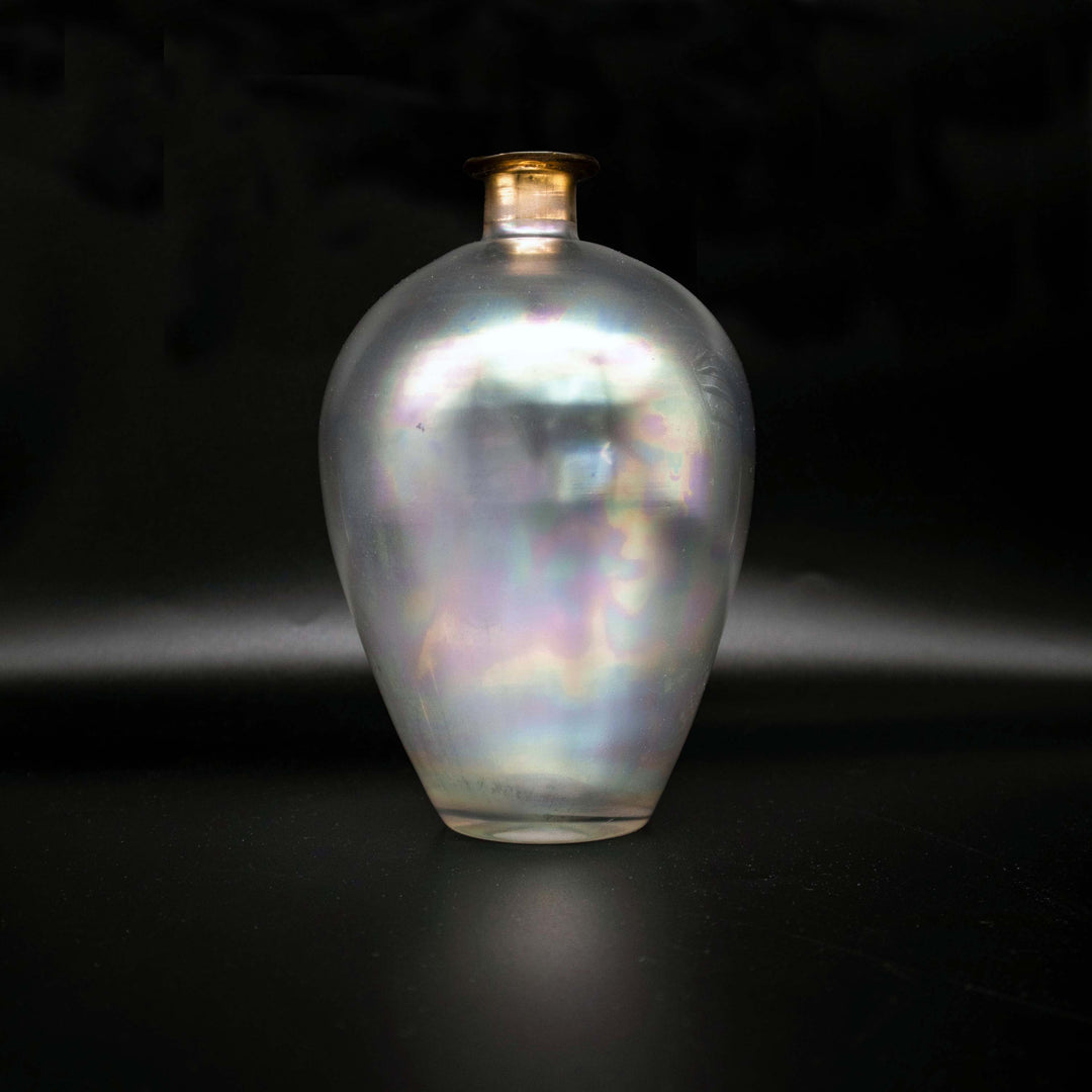 Irisierende Flaschenvase, Rückseite