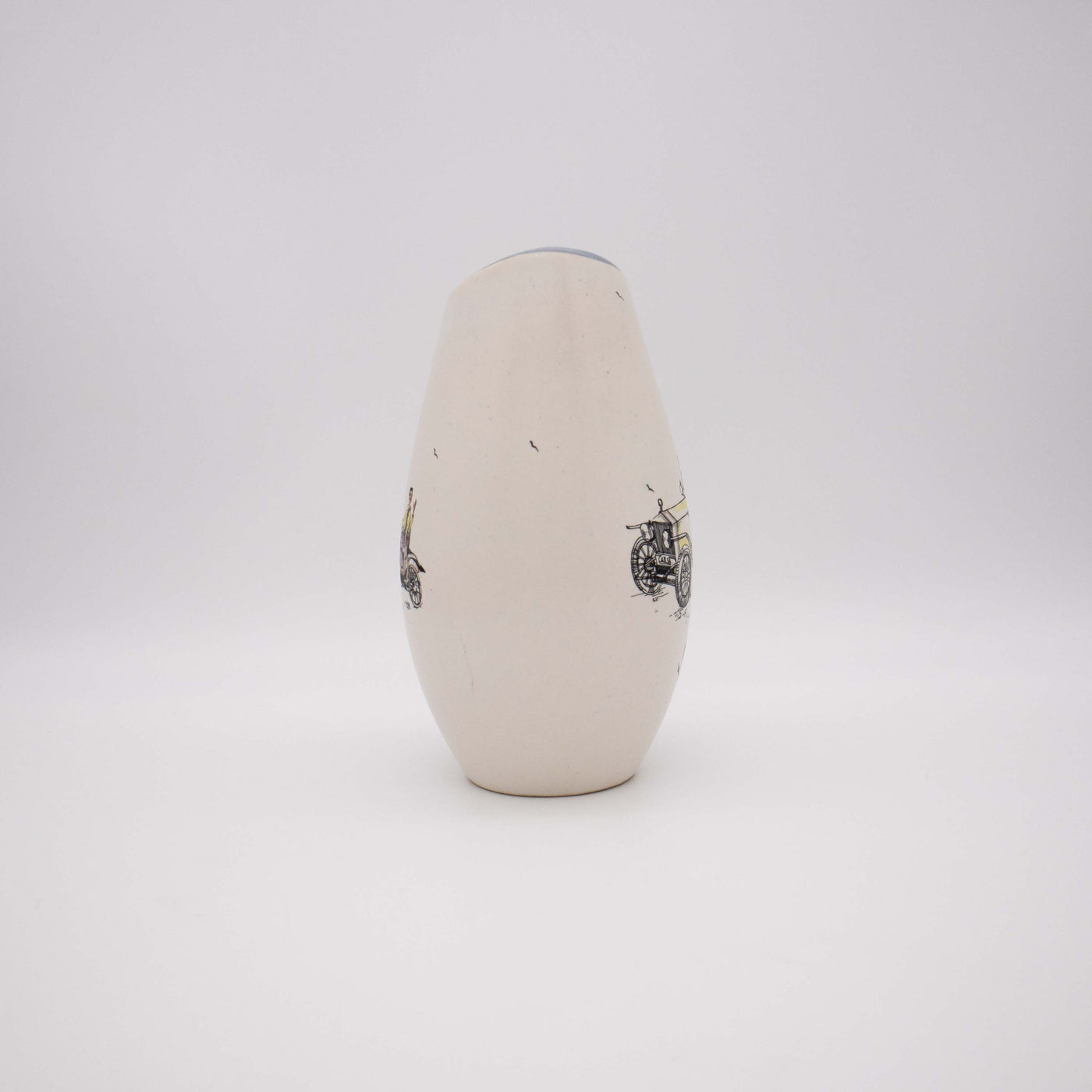 Fischmaul Vase, Seitenansicht links