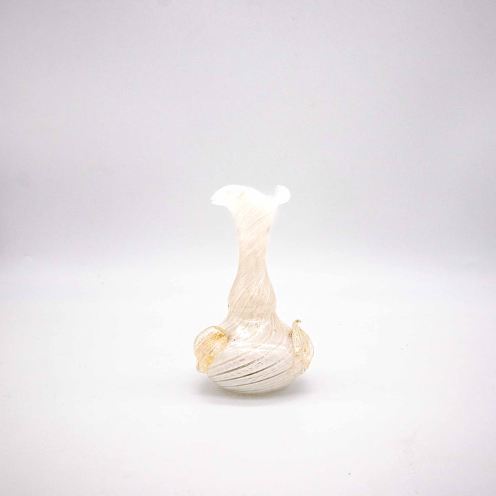 Kleine Murano Vase mit Zanfirico Dekor, Vorderseite