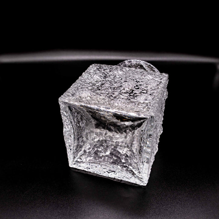 Krokus Eisglas Vase von Timo Sarpaneva für Iittala, liegend, Ansicht Boden