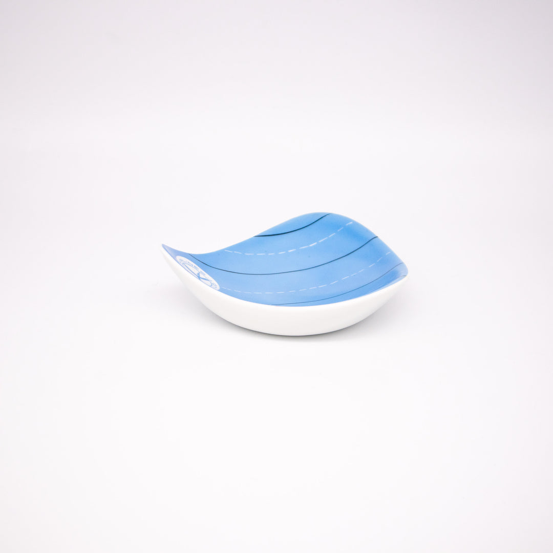 LOT Werbeaschenbecher "Leaf" von Danuta Duszniak, Seitenansicht