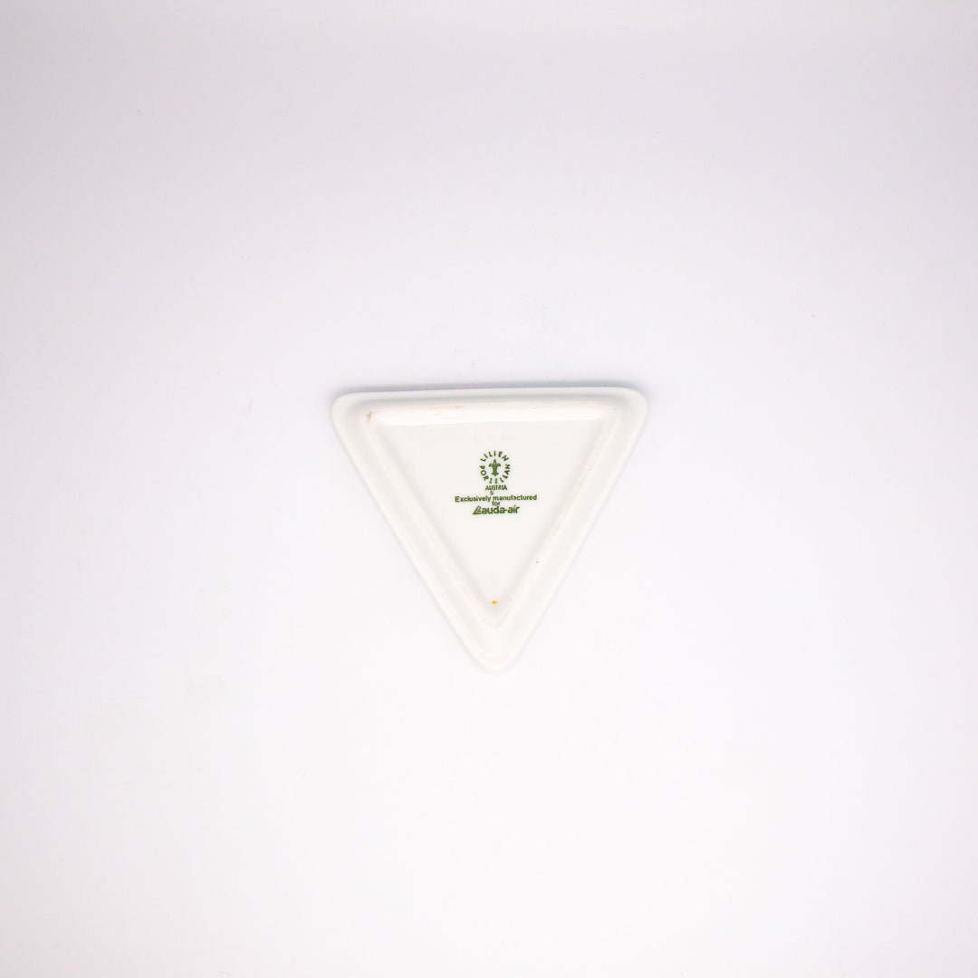 Lauda Air Schale von Lilien Porzellan, Rückseite