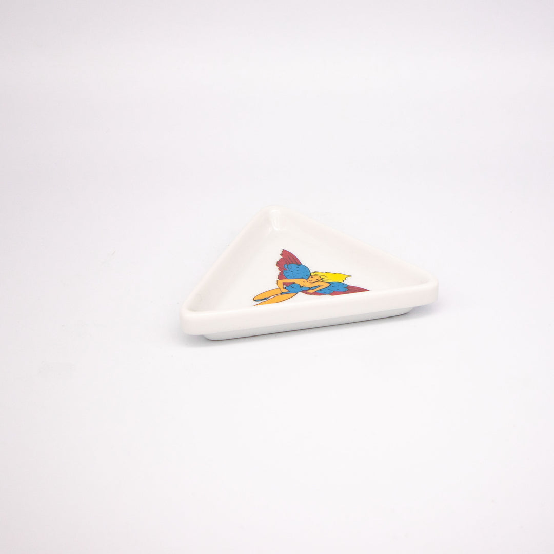 Lauda Air Schale von Lilien Porzellan, Seitenansicht links