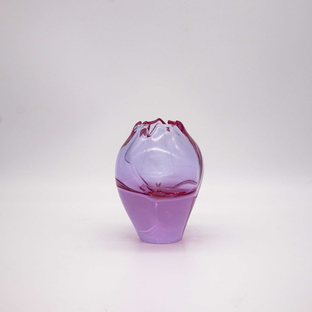 Bohemia Glass Vase von Miroslaw Klinger, Rückseite