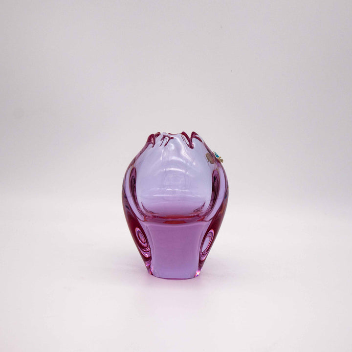 Bohemia Glass Vase von Miroslaw Klinger, Seitenansicht rechts