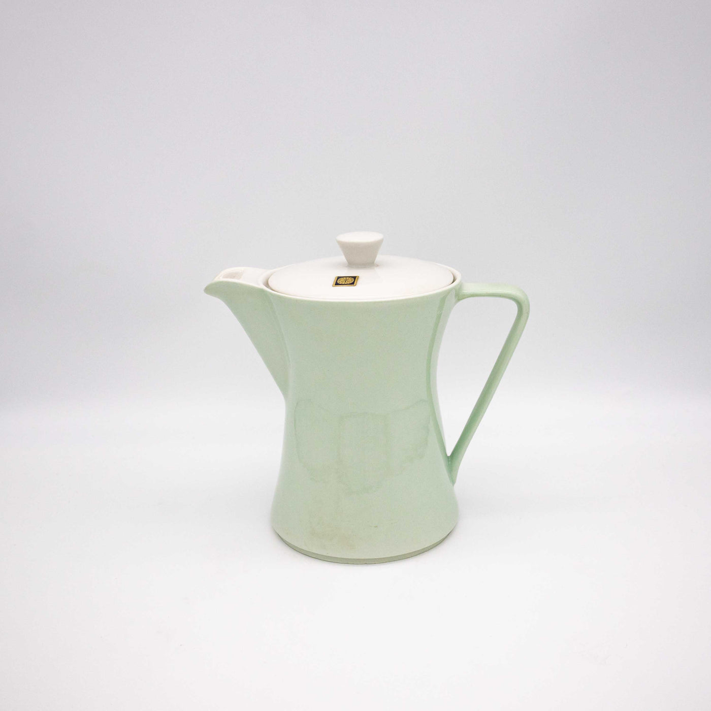 Lilien Porzellan Kaffeekanne, Seitenansicht links