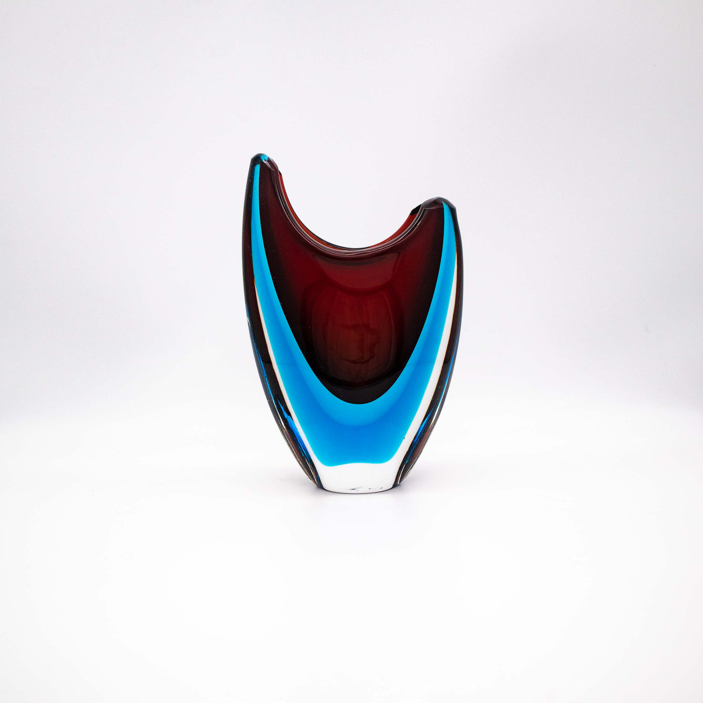 Bunte Murano Vase, Rückseite