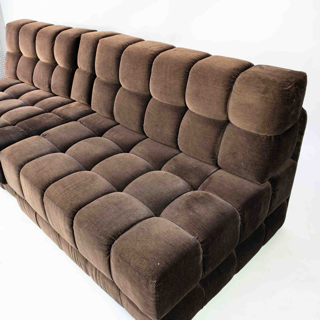 Modulares Sofa aus den 1970er Jahren, Detailansicht Stoff