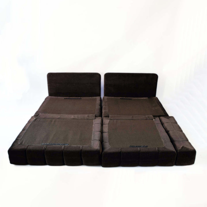 Modulares Sofa aus den 1970er Jahren, ausgezogen