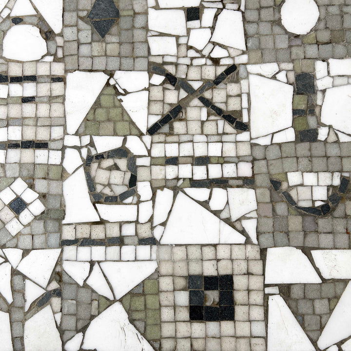 Mosaik Couchtisch von Kurt Moldovan, Detailansicht Tischplatte
