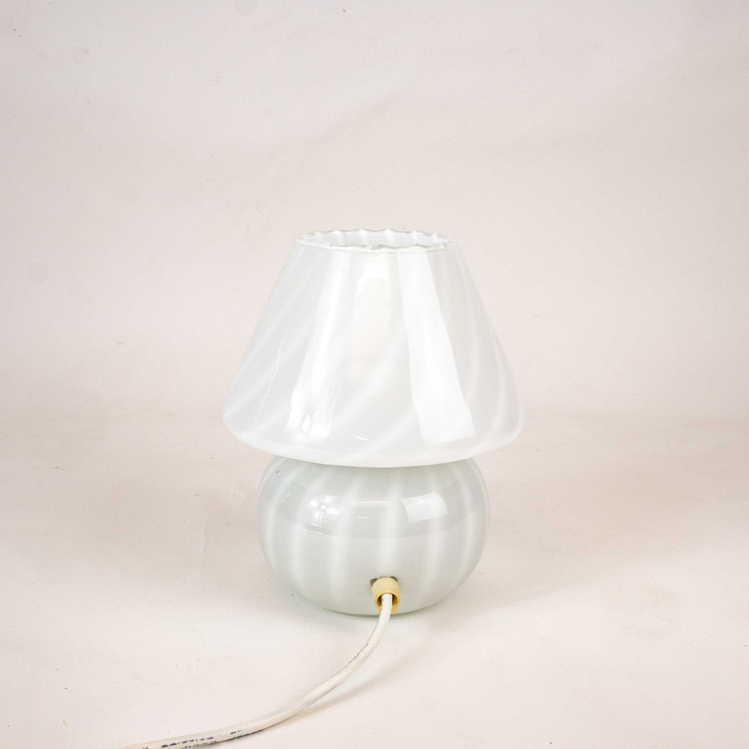 Vintage Murano Mushroom Lampe, Rückseite