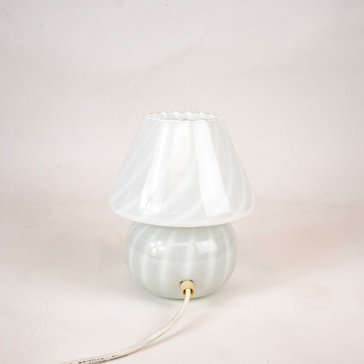 Vintage Murano Mushroom Lampe, Rückseite