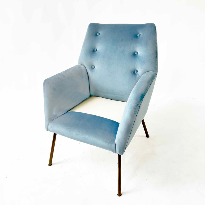 "Parlament" Fauteuil von Oskar Payer Decor, Detailansicht mit abgenommenen Sitzpolster