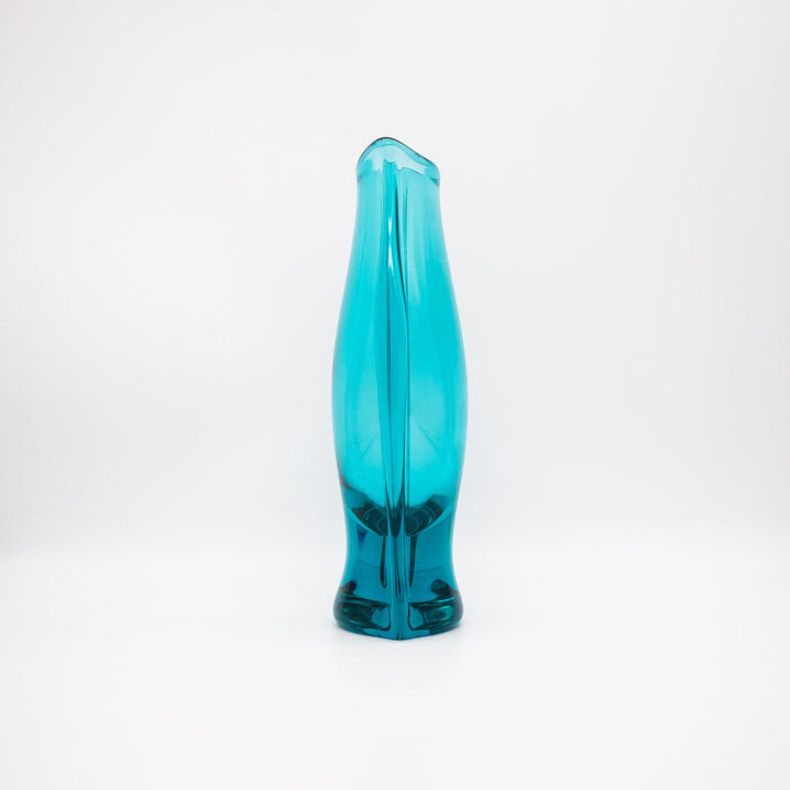 Petrol Vase von Miroslav Klinger für Zelezny Brod, Seitenansicht rechts
