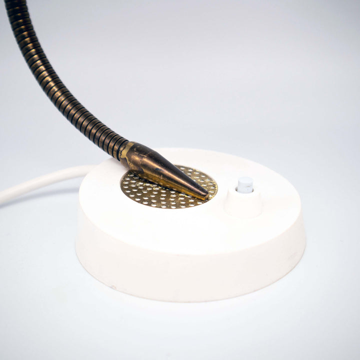 Rosa Nachtischlampen Paar, Detailansicht, Fuß