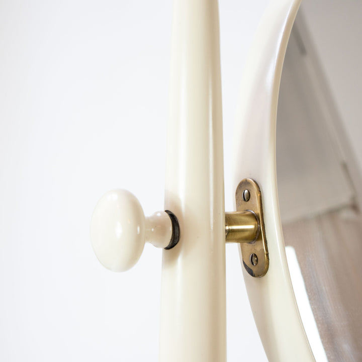 Schminktisch von Sven Engström & Gunnar Myrstrand für Bodafors, Detailansicht, Messing Details