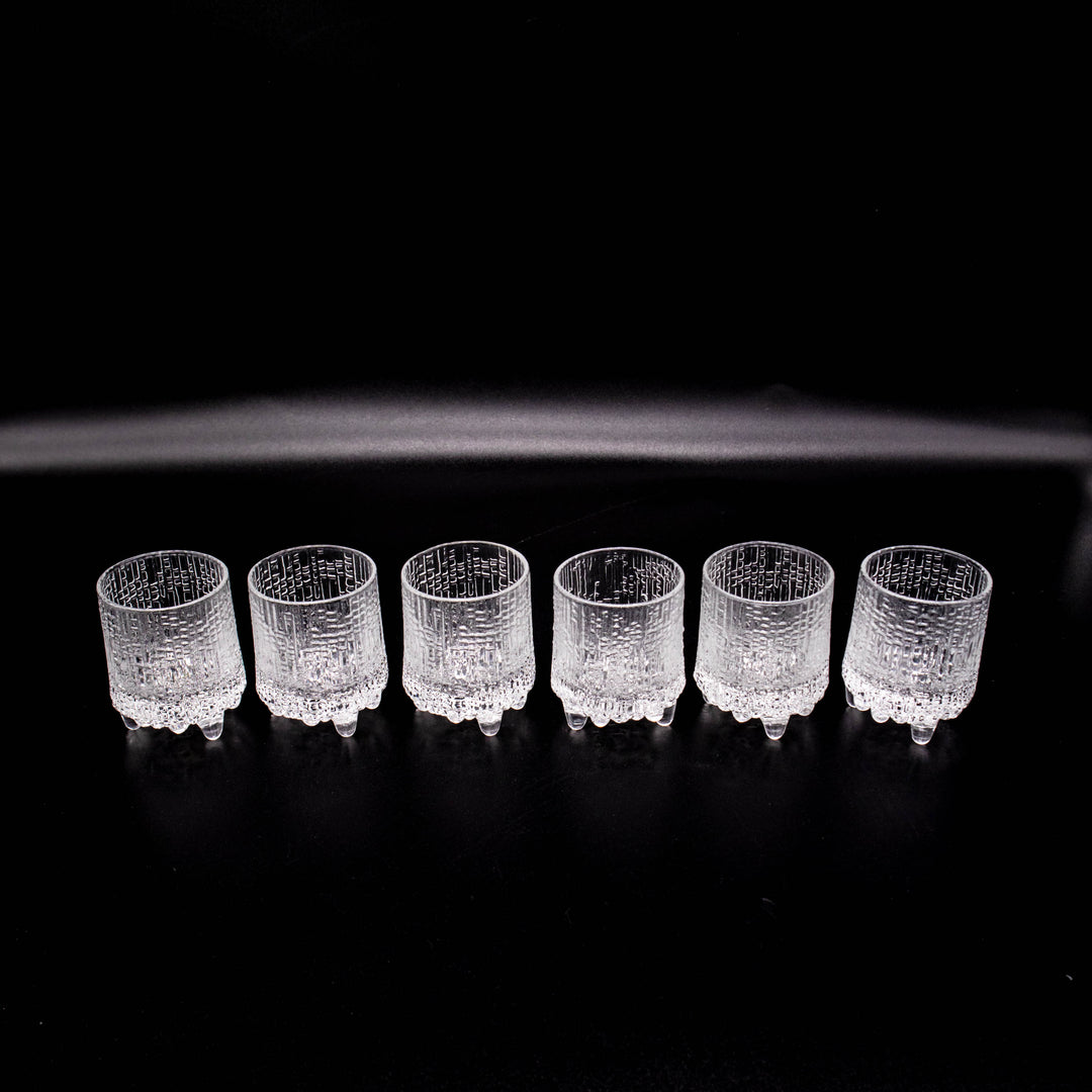 Shot Gläser Set Ultima Thule von Tapio Wirkkala für Iittala, in einer Reihe