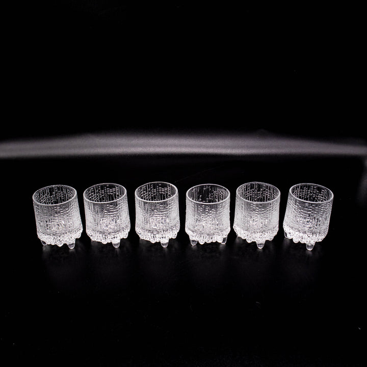 Shot Gläser Set Ultima Thule von Tapio Wirkkala für Iittala, in einer Reihe