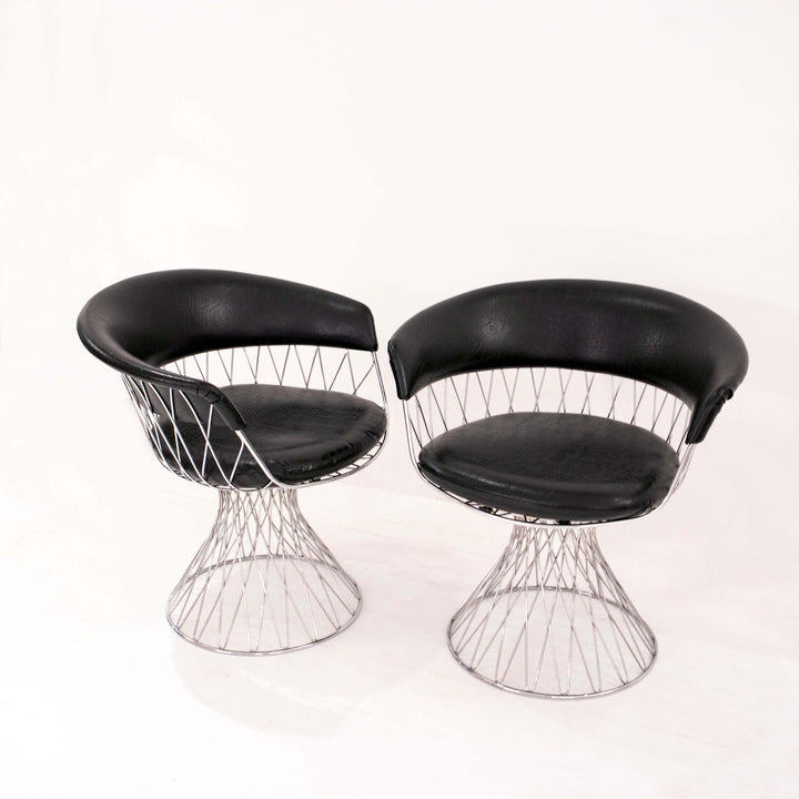 Space Age Bistro Set, leicht schräg von oben