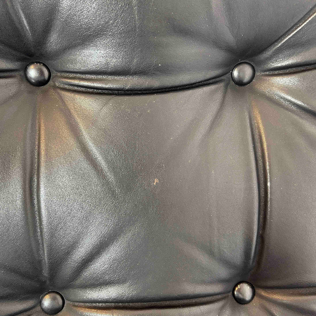 Spring" Lounge Chairs von Ingmar Relling für Westnofa, Detailansicht Leder Fehlstelle