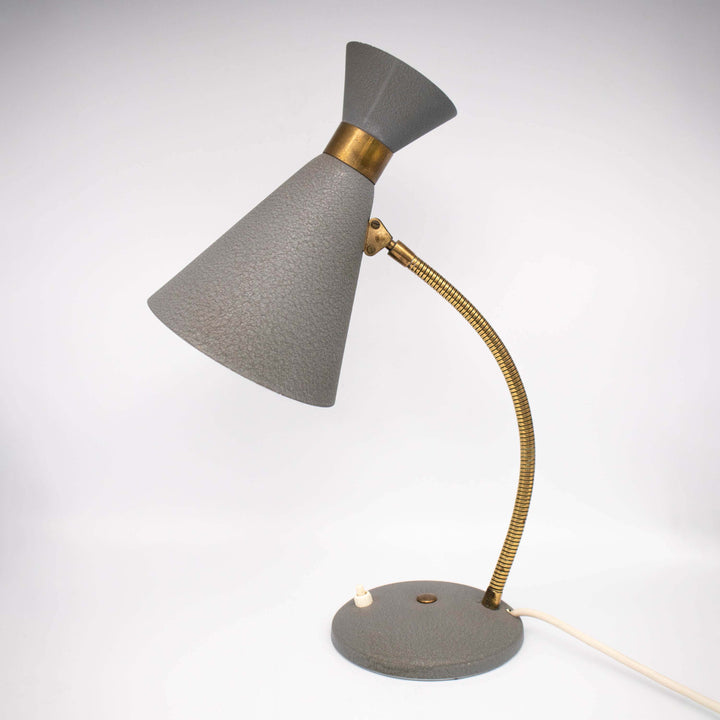 "Stil Novo" Tischlampe von Nikoll, Seitenansicht rechts