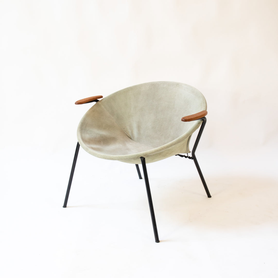 Balloon Chair aus Wildleder von Hans Olsen für Lea Design