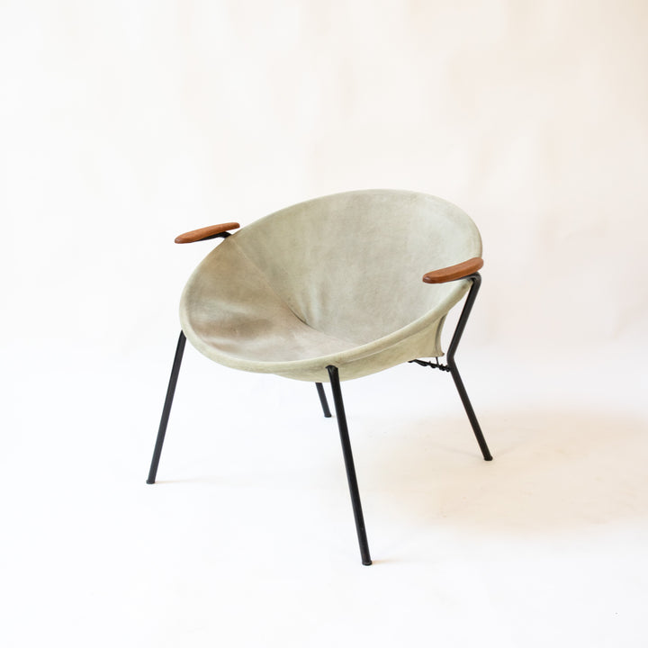 Balloon Chair aus Wildleder von Hans Olsen für Lea Design