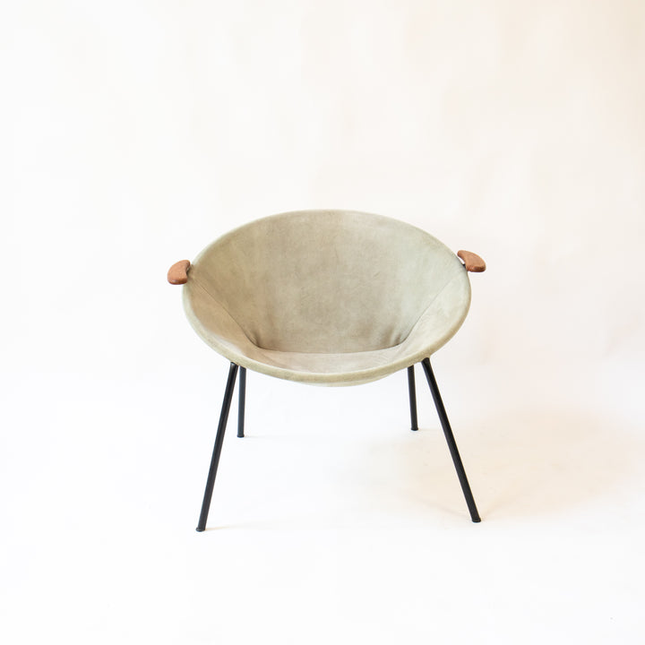 Balloon Chair aus Wildleder von Hans Olsen für Lea Design