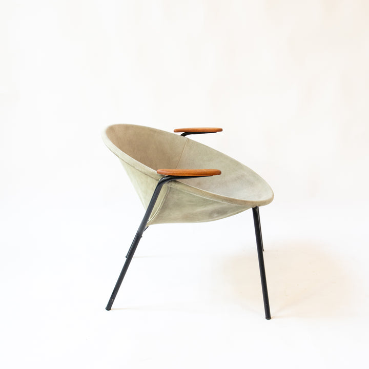 Balloon Chair aus Wildleder von Hans Olsen für Lea Design