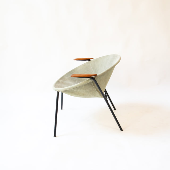 Balloon Chair aus Wildleder von Hans Olsen für Lea Design