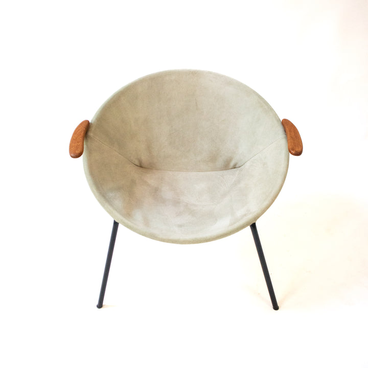 Balloon Chair aus Wildleder von Hans Olsen für Lea Design