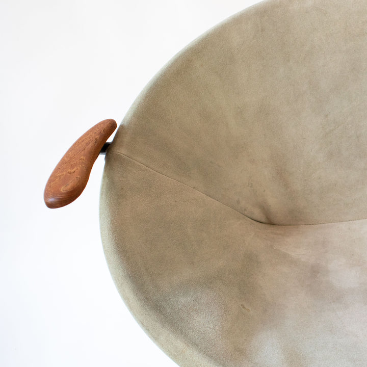 Balloon Chair aus Wildleder von Hans Olsen für Lea Design