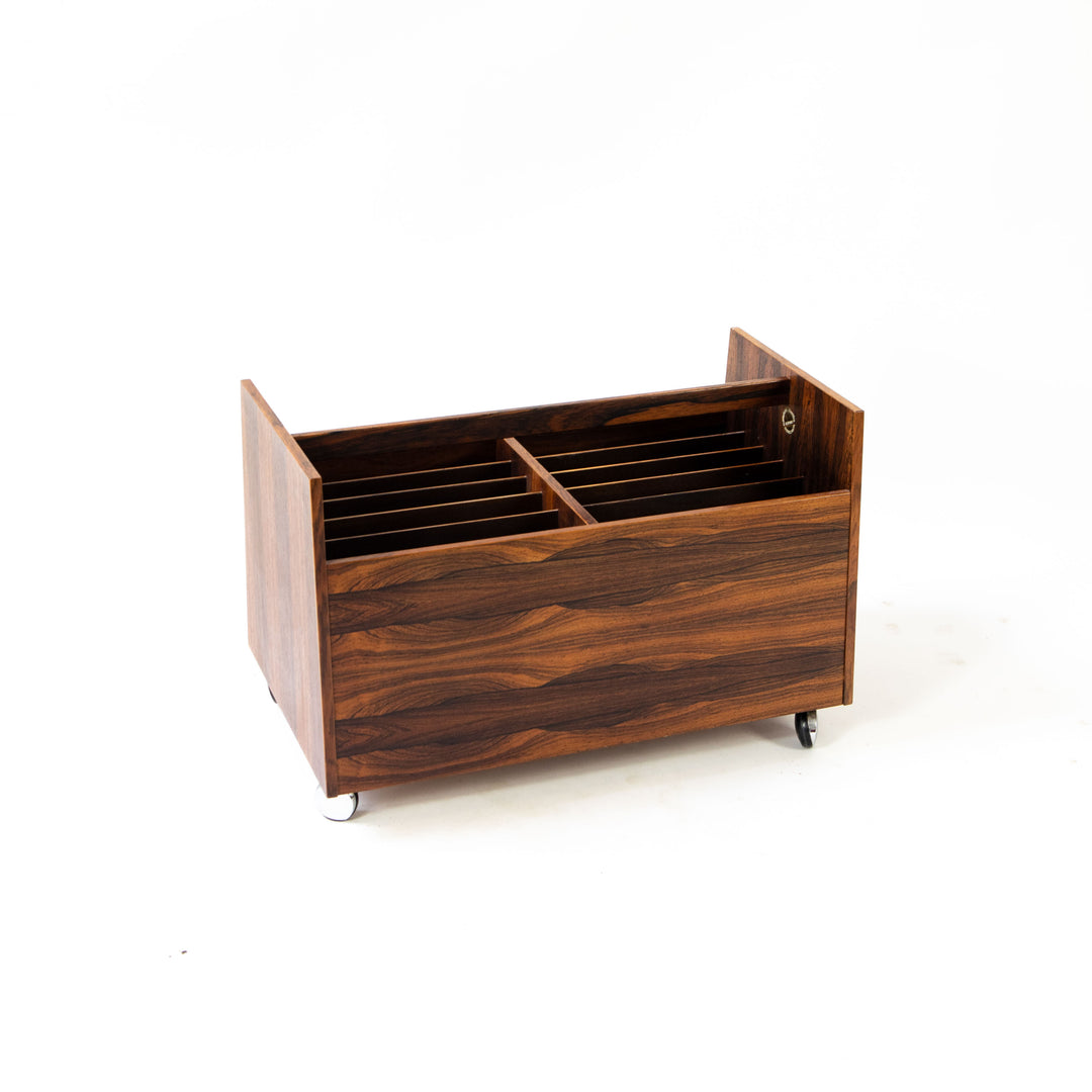 Palisander Schallplattenständer "Scala" von Rolf Hesland für Bruksbo