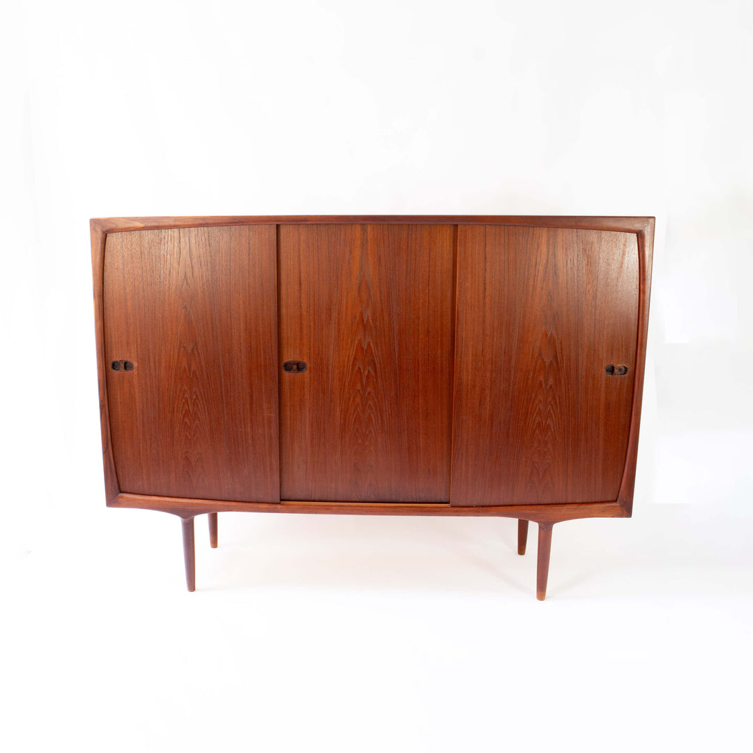 Teak Highboard von Harry Østergaard für Randers, Vorderseite