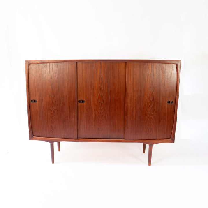 Teak Highboard von Harry Østergaard für Randers, Vorderseite