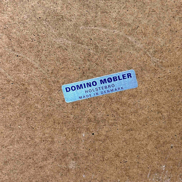 Teak Sideboard von Domino Møbler Denmark, Hersteller Sticker