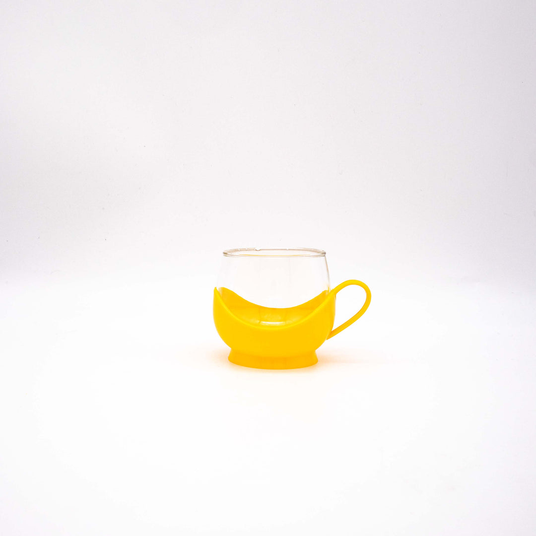 Vintage 6er Set Space Age Tassen von Melitta, Vorderseite