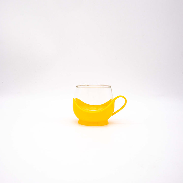 Vintage 6er Set Space Age Tassen von Melitta, Vorderseite